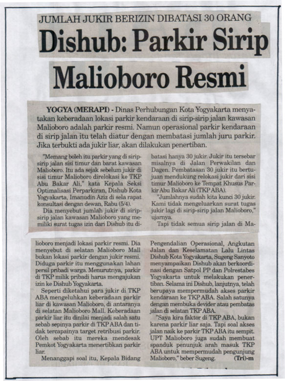 Kliping jogja terbaru