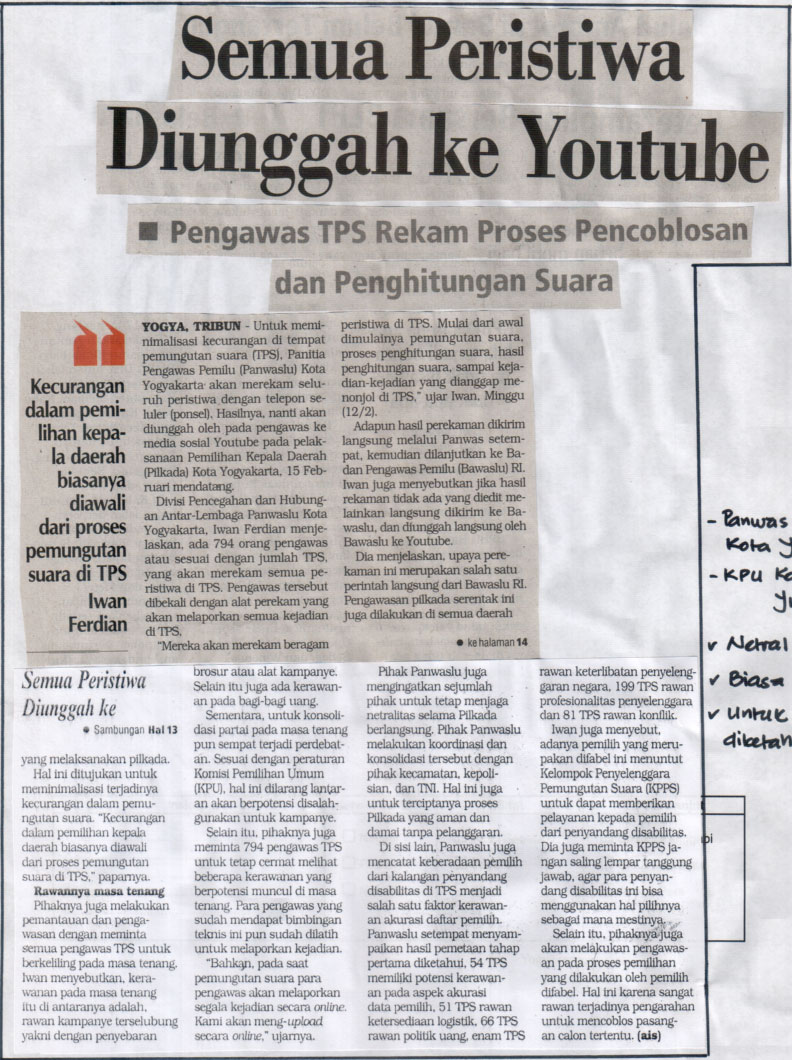 Kliping jogja terbaru