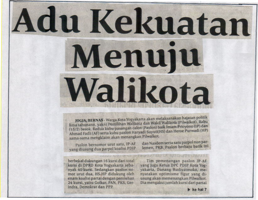 Kliping jogja terbaru