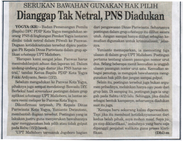 Kliping jogja terbaru
