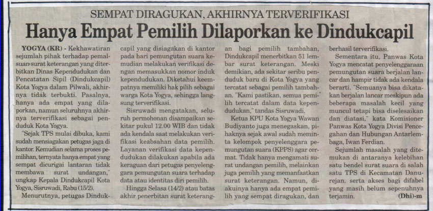 Kliping jogja terbaru