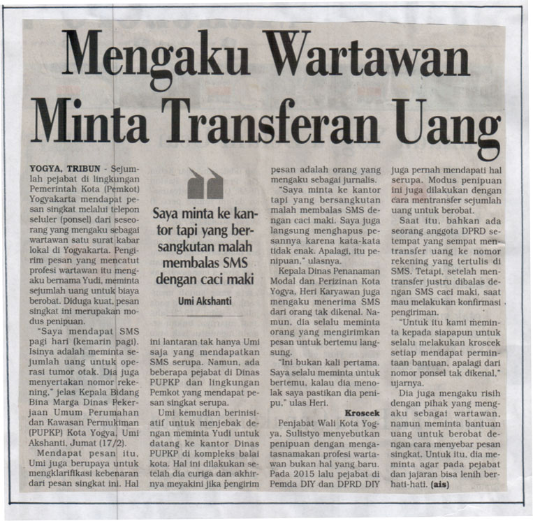 Kliping jogja terbaru