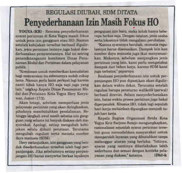 Kliping jogja terbaru
