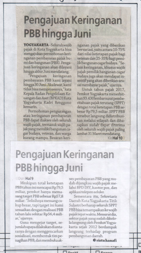Kliping jogja terbaru