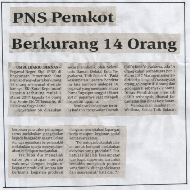 Kliping jogja terbaru