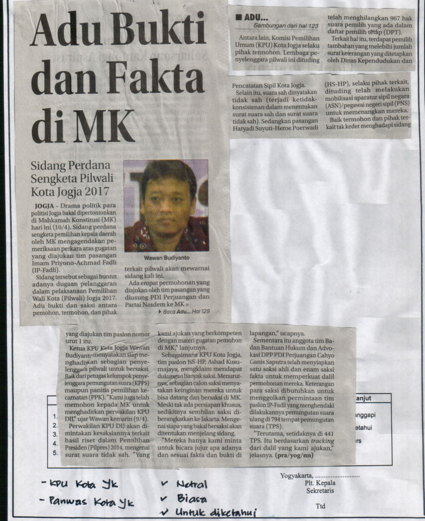 Kliping jogja terbaru
