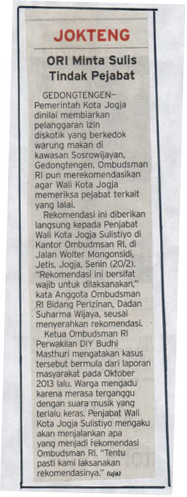 Kliping jogja terbaru
