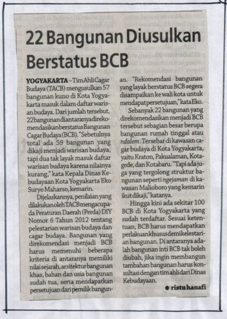 Kliping jogja terbaru