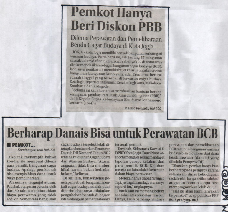Kliping jogja terbaru