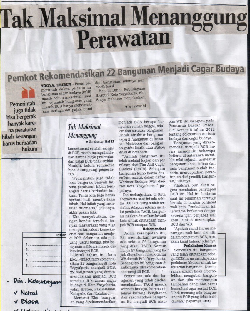 Kliping jogja terbaru