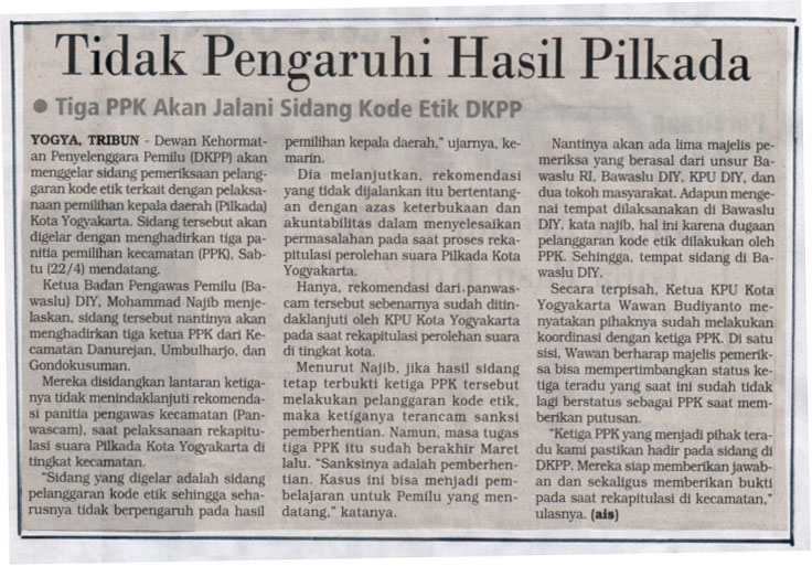 Kliping jogja terbaru