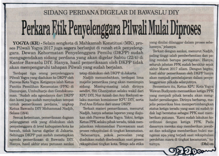 Kliping jogja terbaru
