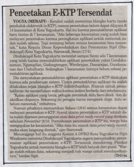 Kliping jogja terbaru