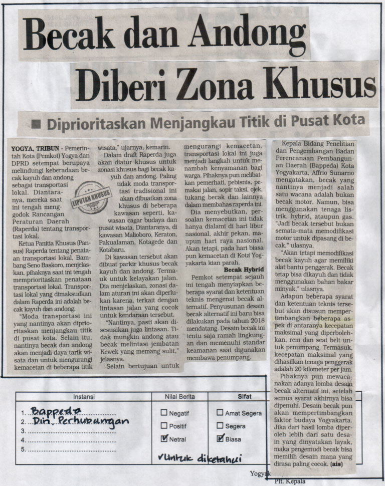 Kliping jogja terbaru