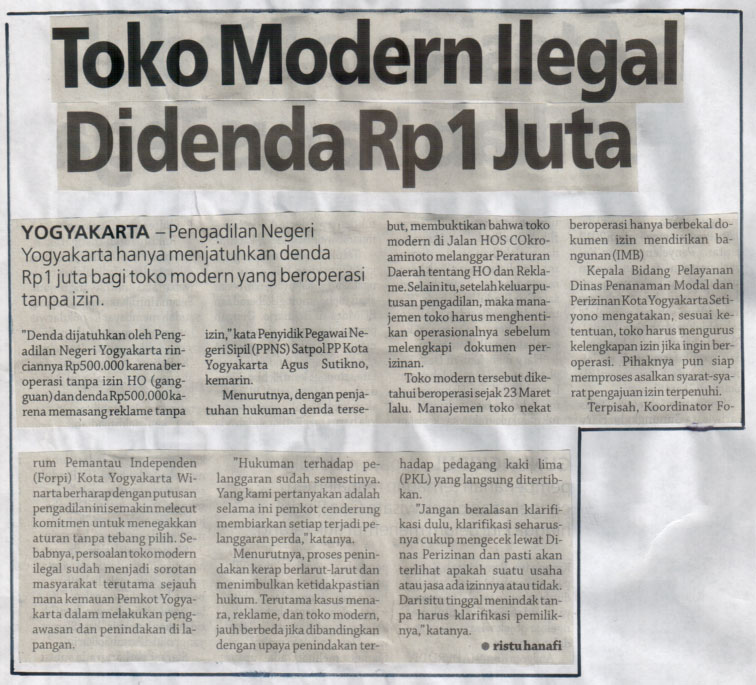 Kliping jogja terbaru