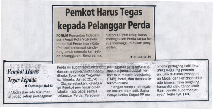 Kliping jogja terbaru