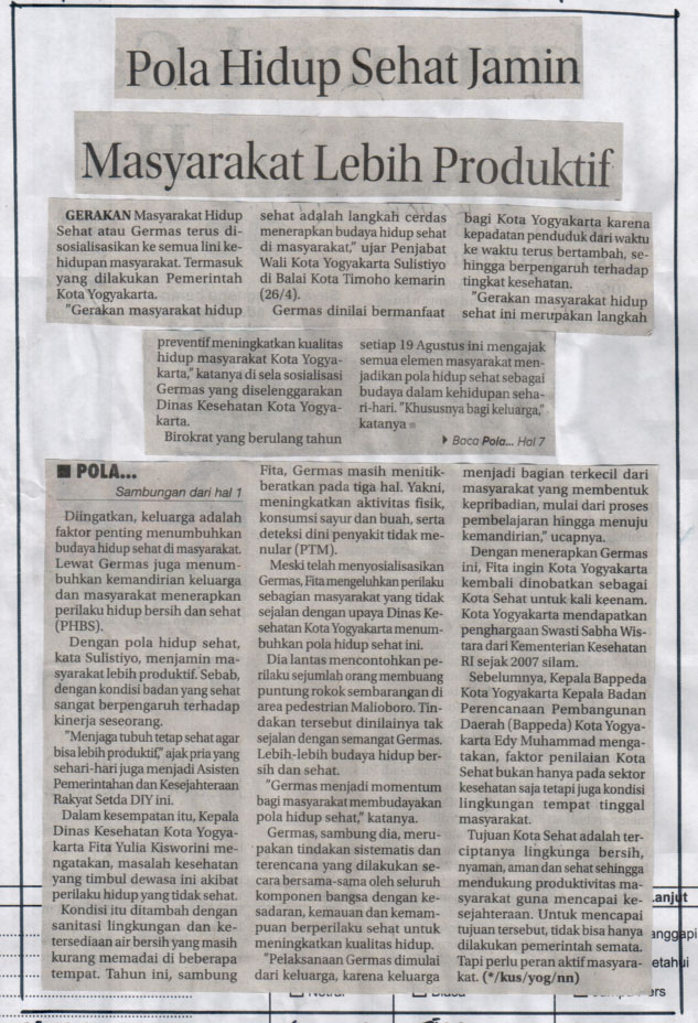 Kliping jogja terbaru