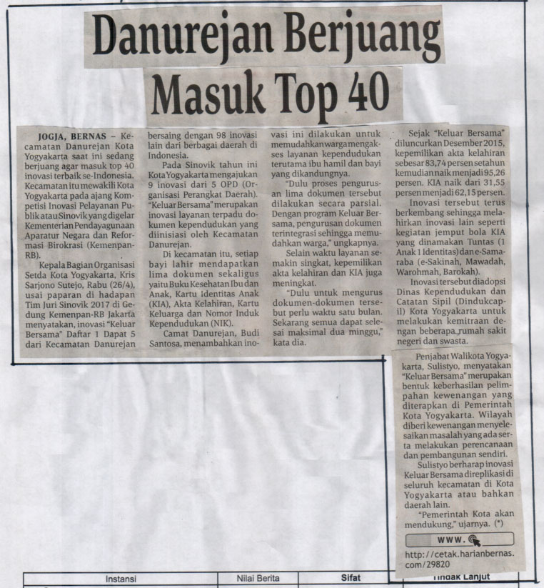 Kliping jogja terbaru