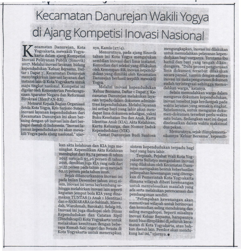 Kliping jogja terbaru