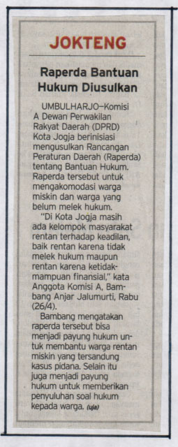 Kliping jogja terbaru