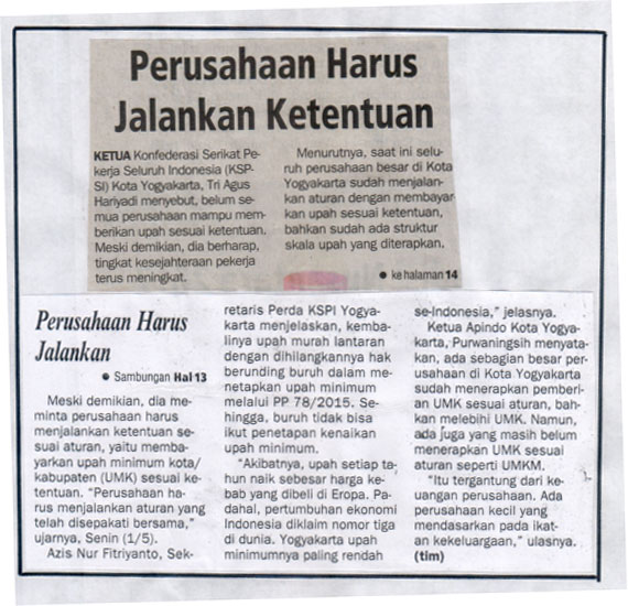 Kliping jogja terbaru