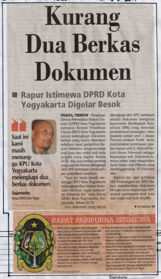 Kliping jogja terbaru