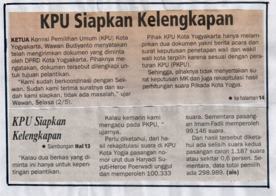Kliping jogja terbaru