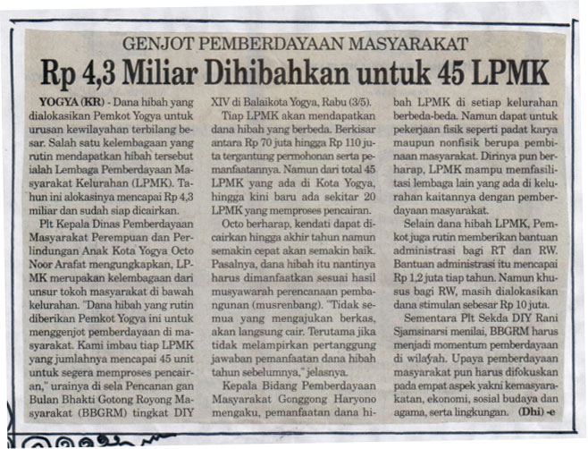 Kliping jogja terbaru