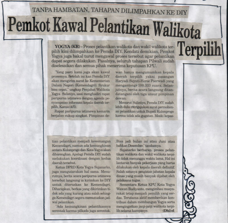 Kliping jogja terbaru