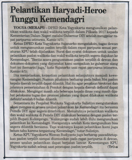 Kliping jogja terbaru