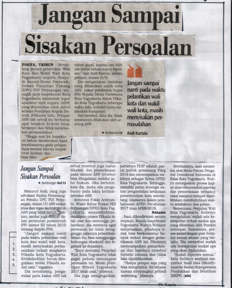 Kliping jogja terbaru