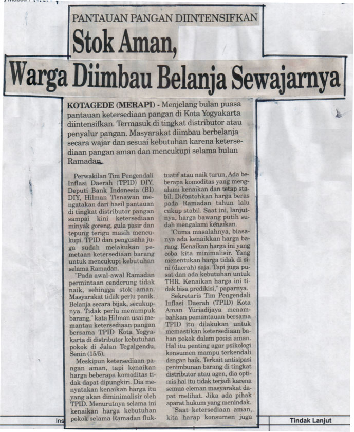 Kliping jogja terbaru