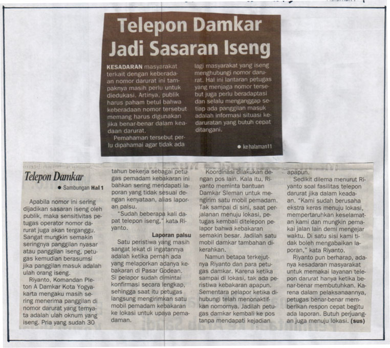 Kliping jogja terbaru