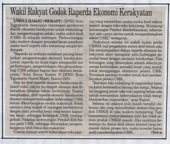 Kliping jogja terbaru