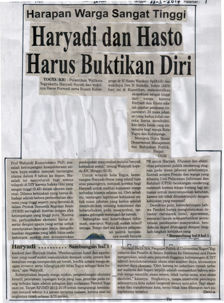 Kliping jogja terbaru