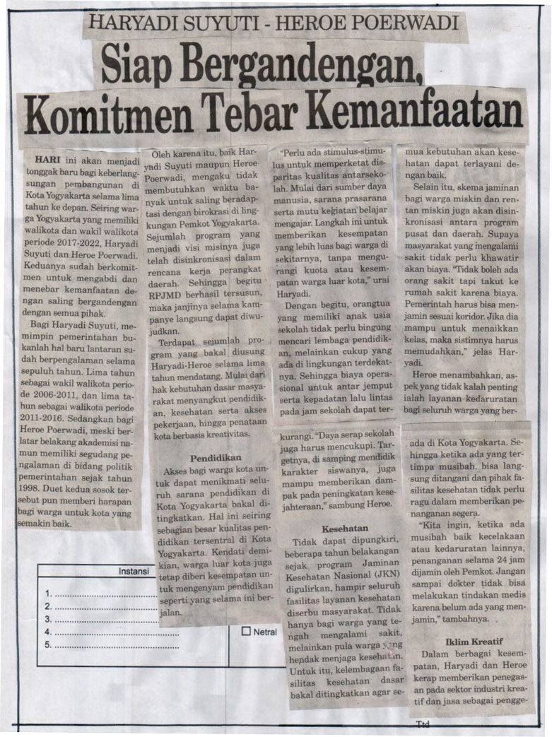 Kliping jogja terbaru