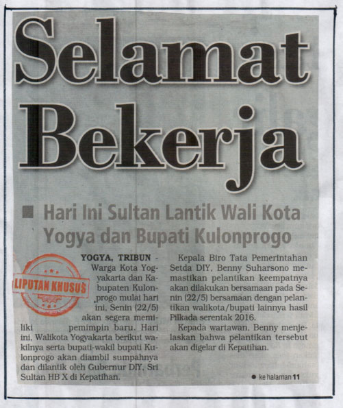Kliping jogja terbaru