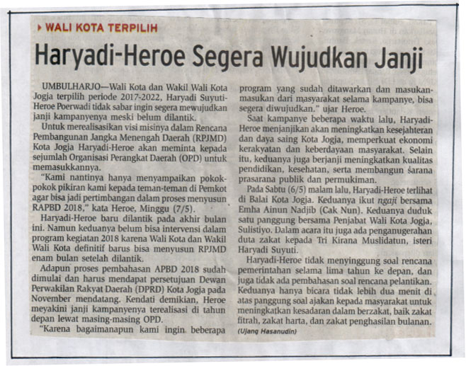 Kliping jogja terbaru