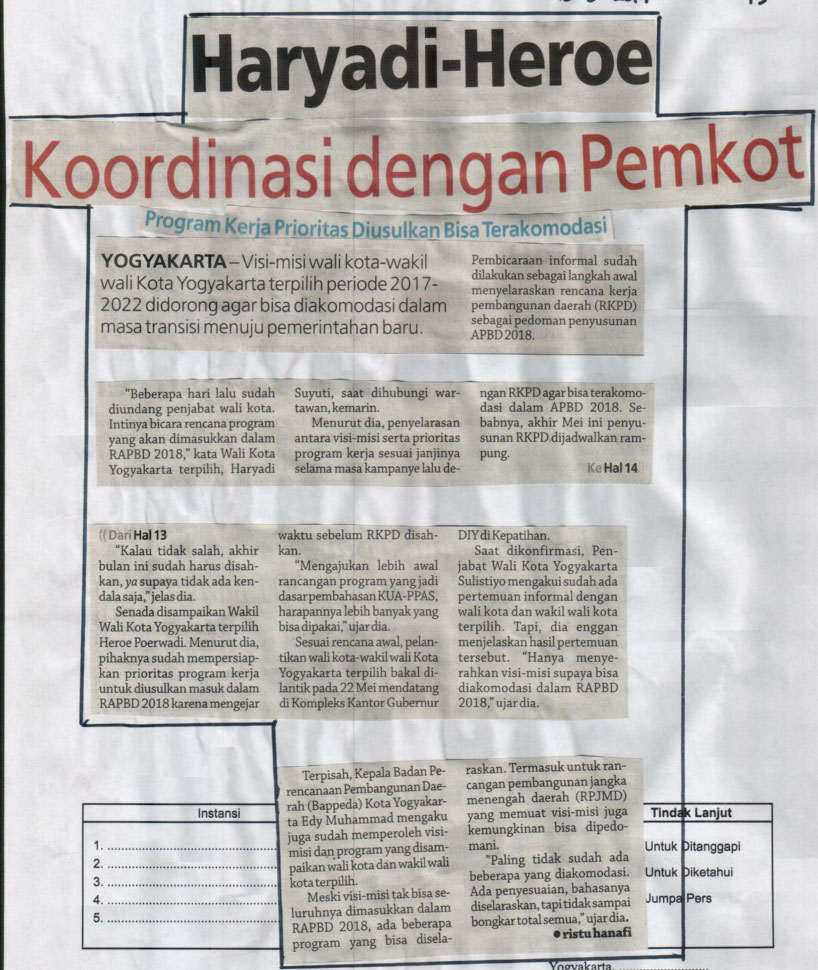 Kliping jogja terbaru