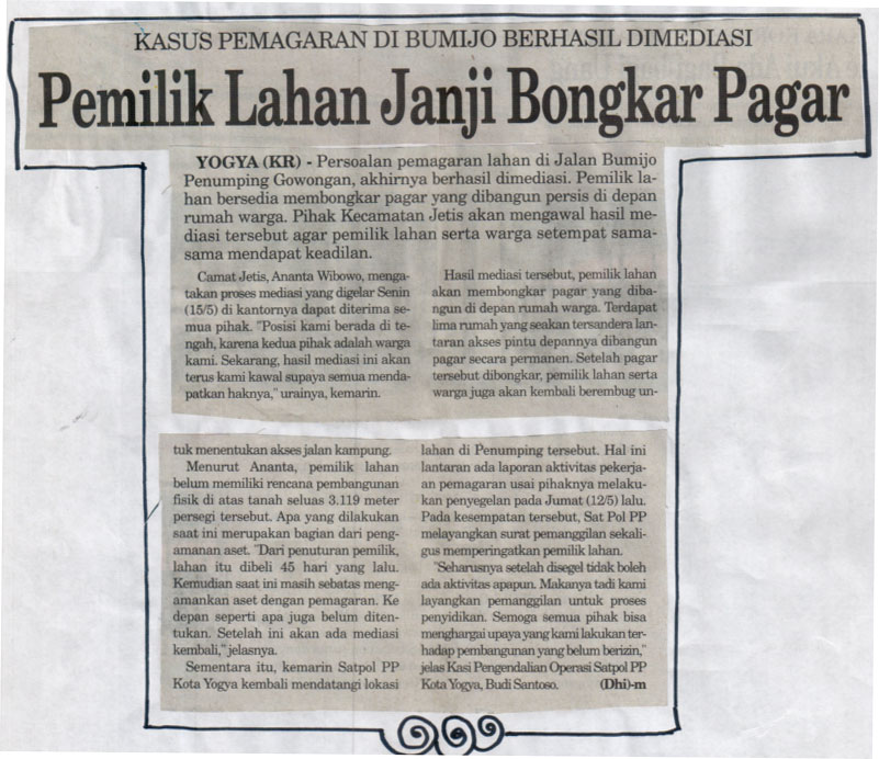 Kliping jogja terbaru