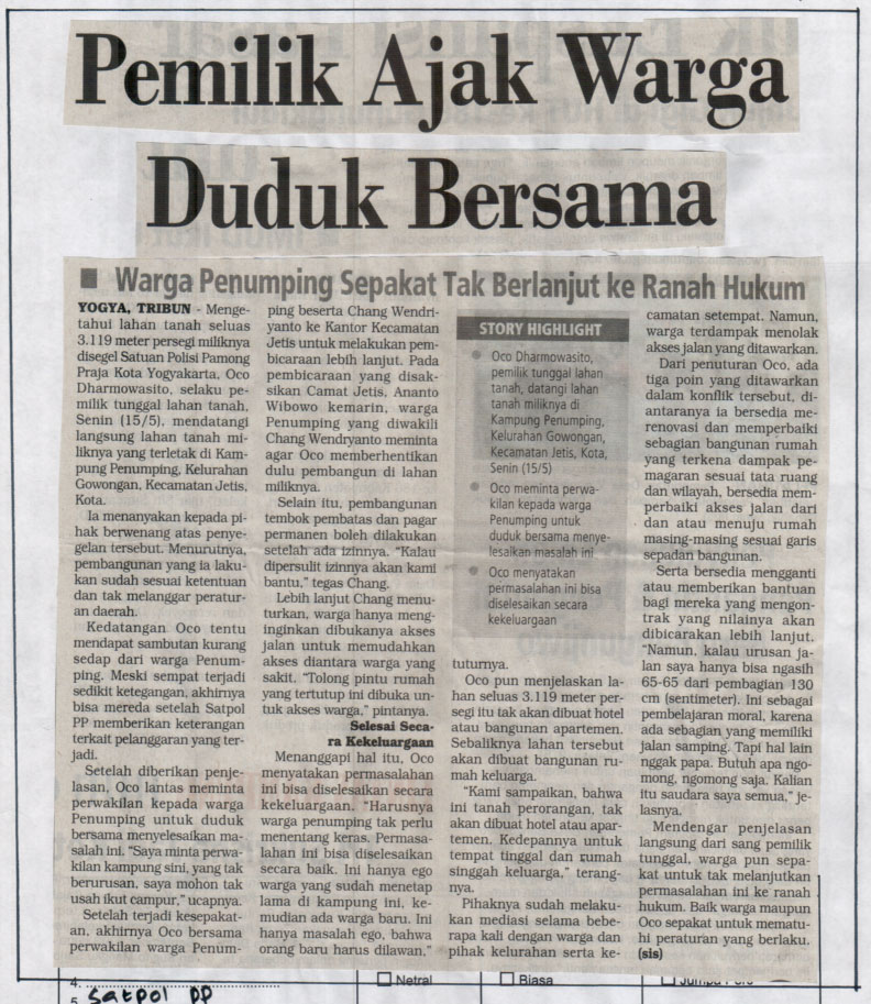 Kliping jogja terbaru