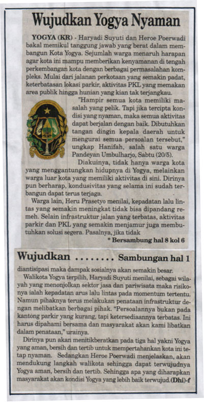 Kliping jogja terbaru