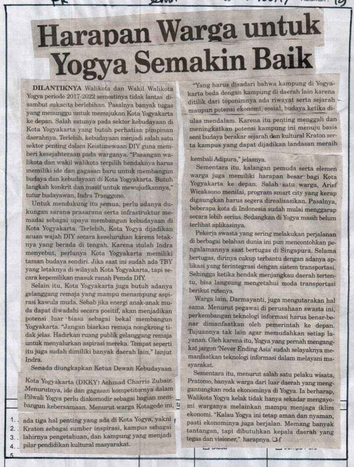 Kliping jogja terbaru