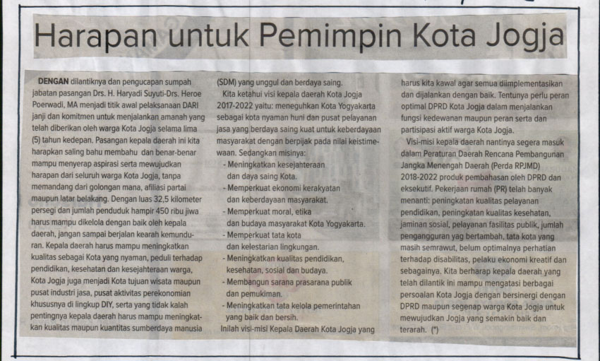 Kliping jogja terbaru