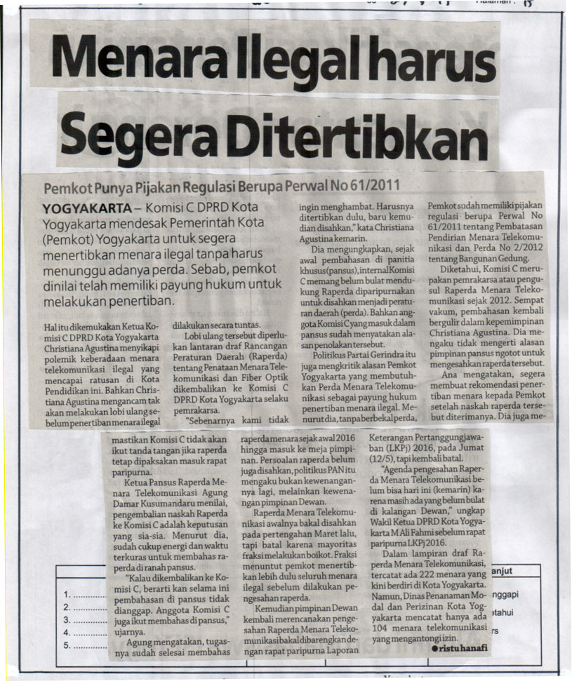 Kliping jogja terbaru