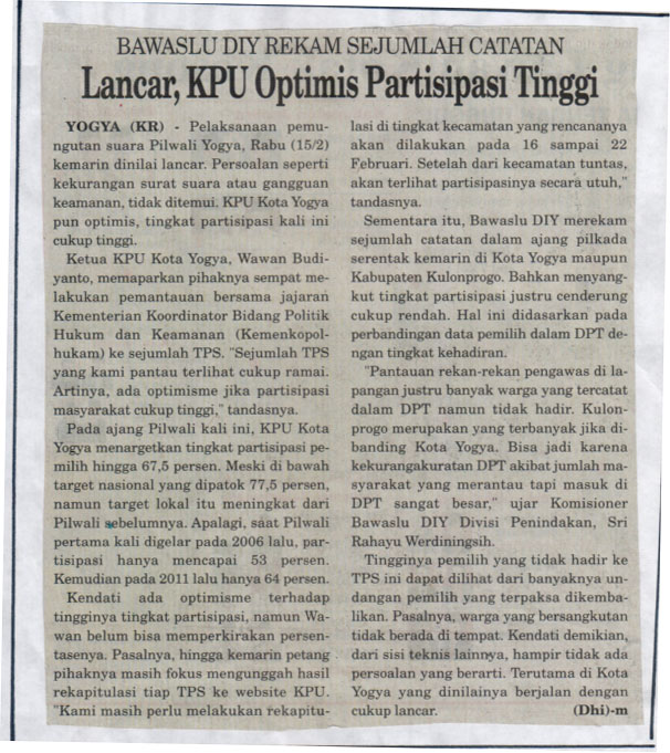 Kliping jogja terbaru