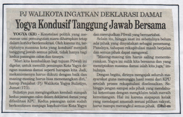 Kliping jogja terbaru