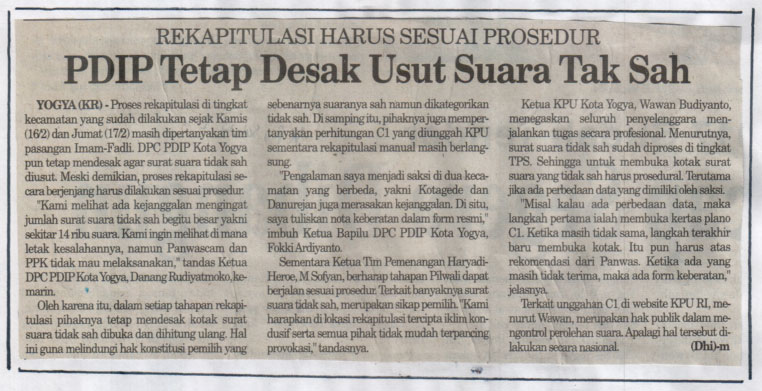 Kliping jogja terbaru