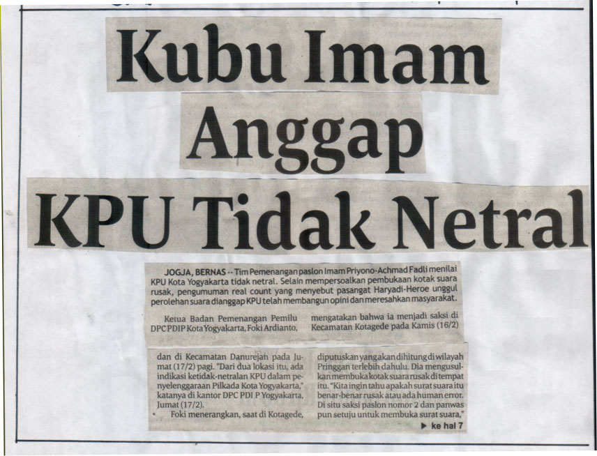 Kliping jogja terbaru
