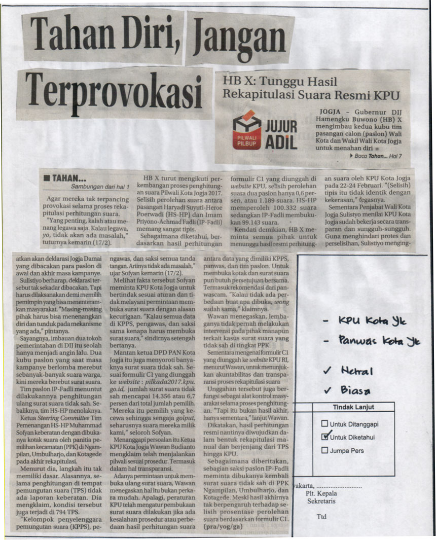 Kliping jogja terbaru